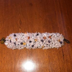 Handmade bracelet with genuine semiprecious gems